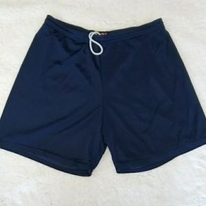 Yale navy blue, fully lined, shorts